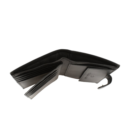 Portofel casual, barbati, SERGIO TACCHINI, 50116 negru, piele naturala